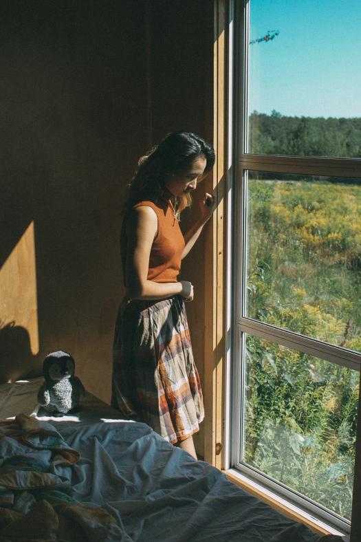 Bedside view inside the cabin